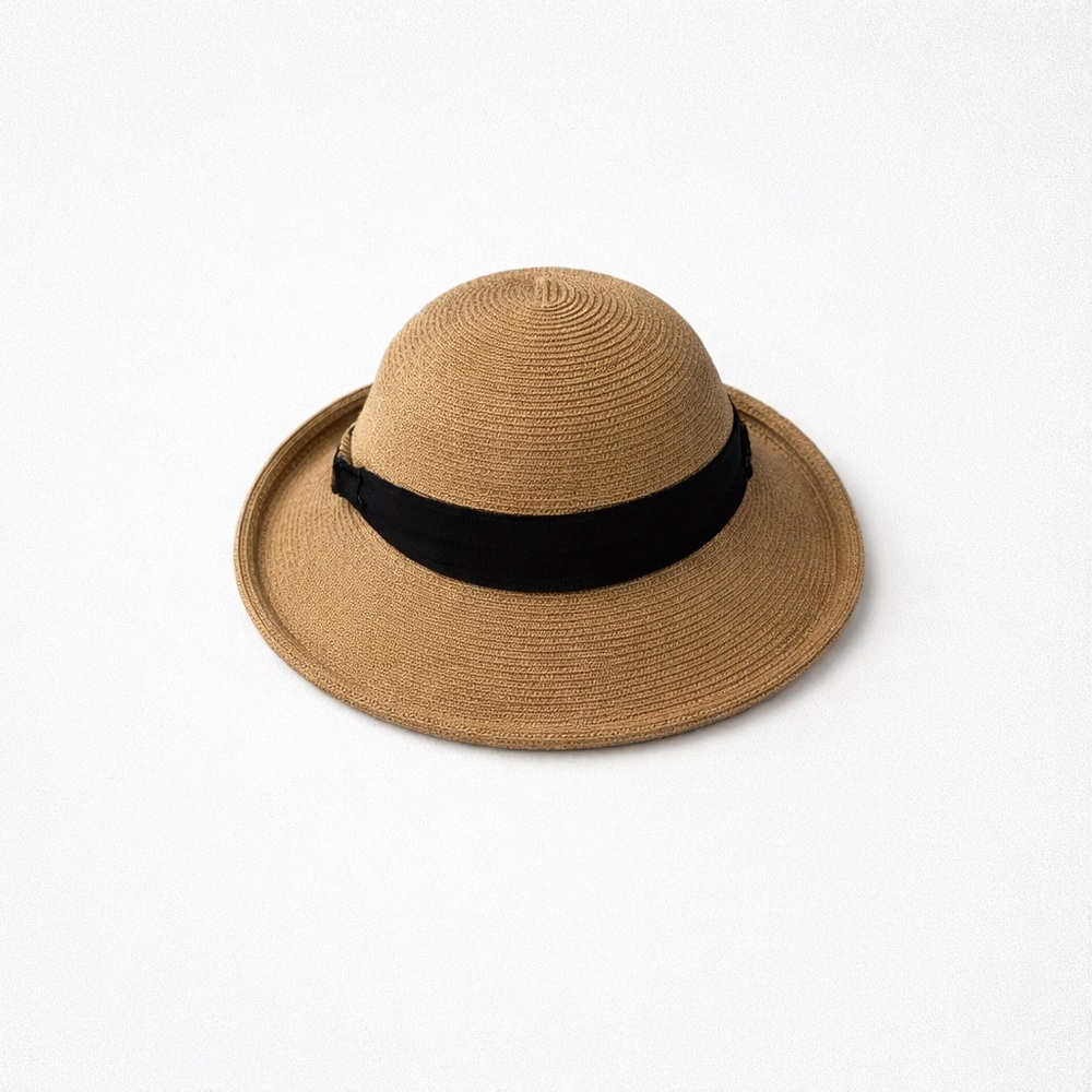 Women’s Sun Hat with Black Band One Size